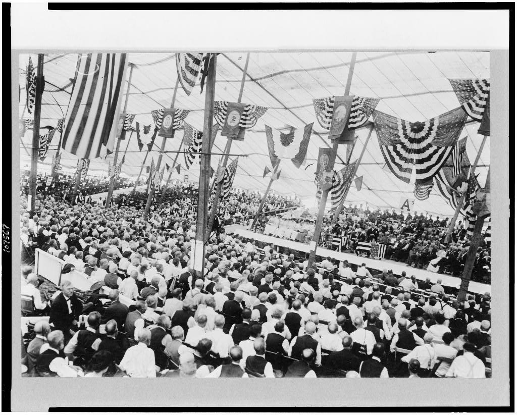 A commemoration of the Battle of Gettysburg in 1913