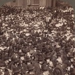 Civil War vets listen to TR speak in Rockford, IL