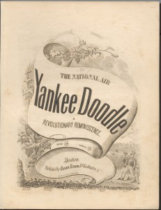 Sheet music for Yankee Doodle