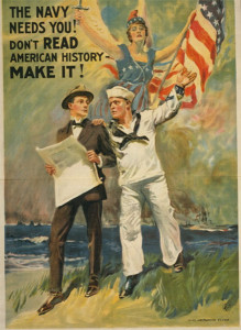 A 1917 Navy recruitment poster