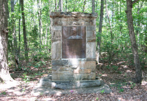 Wadsworth monument at site of the Battle of the Wilderness