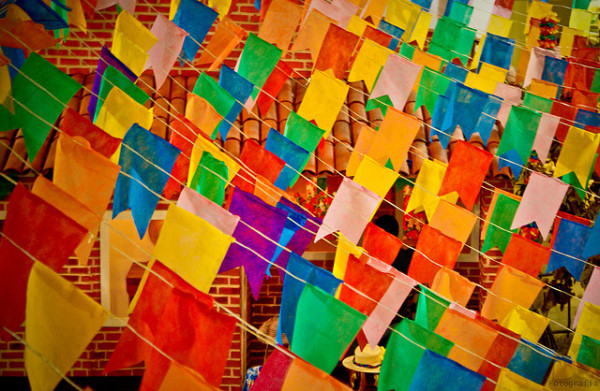 strings of flags