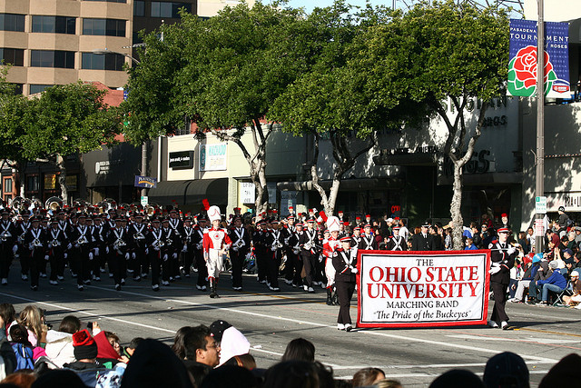 Ohio State University, Rose Parade 01 January 2010 ~ Pasadena, California. Photo by Prayitno