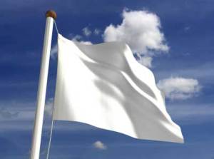 A white flag