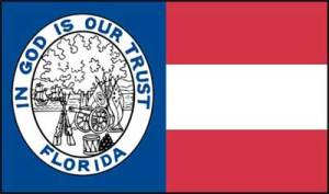1861 state flag of Florida