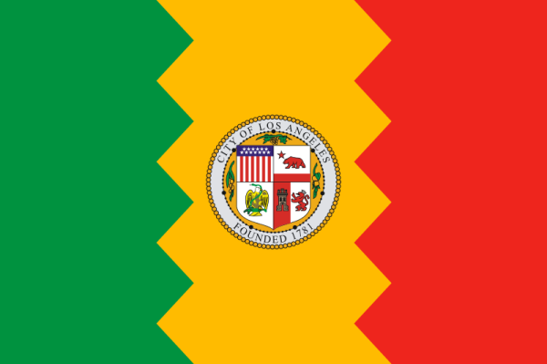 Los Angeles' municipal flag