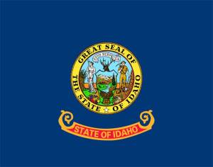 Idaho's state flag