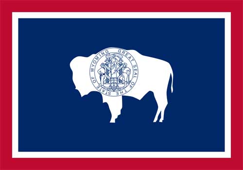 Wyoming's state flag