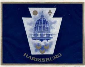 Harrisburg's original flag design
