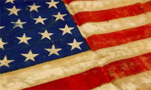 The donated flag from WWII. (U.S. Holocaust Memorial Museum)