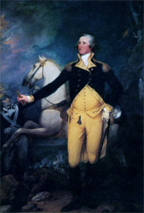 A 1792 painting of Washington