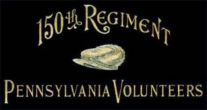 Regimental flag of 150th Pennsylvania unit