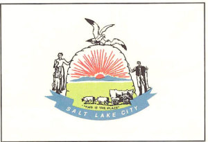 Salt Lake City's original flag. (State of Utah)