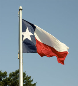 Texas' Lone Star flag