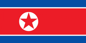 North Korea's banner