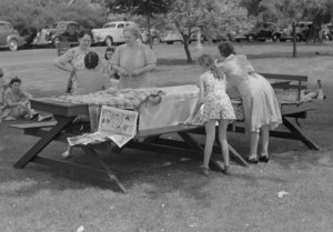 A picnic in Indiana on the Fourth of July 1941, five months before Pearl Harbor. (Library of Congress)