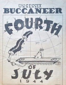 Front page of the Buccaneer, dated July 4, 1944.