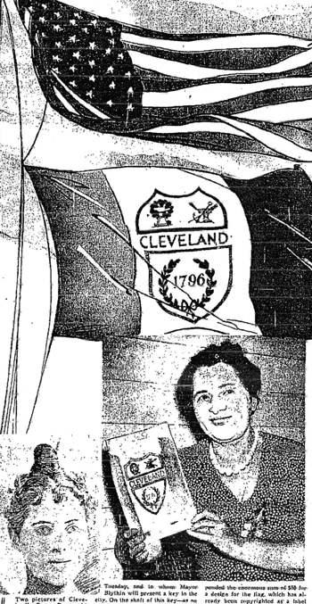 Susan Hepburn is shown as a teen and an adult in this 1941 illustration. (The Cleveland Plain Dealer)