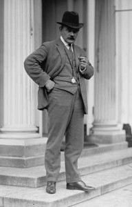 Gutzon Borglum at the White House in 1924. (Library of Congress)