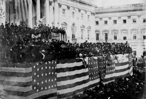 After the election, Hayes is inaugurated in 1877 (Library of Congress).