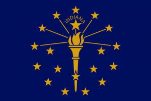 Indiana's state flag
