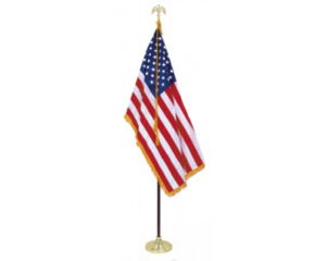 American Indoor Flag Set