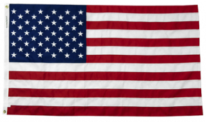 Heavy duty polyester American flag