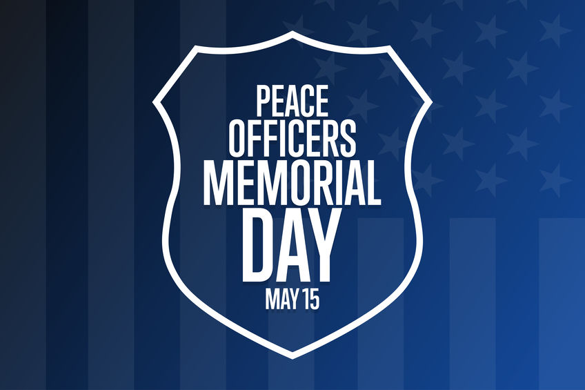 Peace Officers Memorial Day. May 15. Holiday concept.