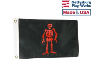 Edward Low pirate flag Made in the USA by Gettysburg Flag Works