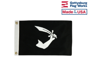 Thomas Tew The Pirate of Rhode Island pirate flag Made in the USA by Gettysburg Flag Works