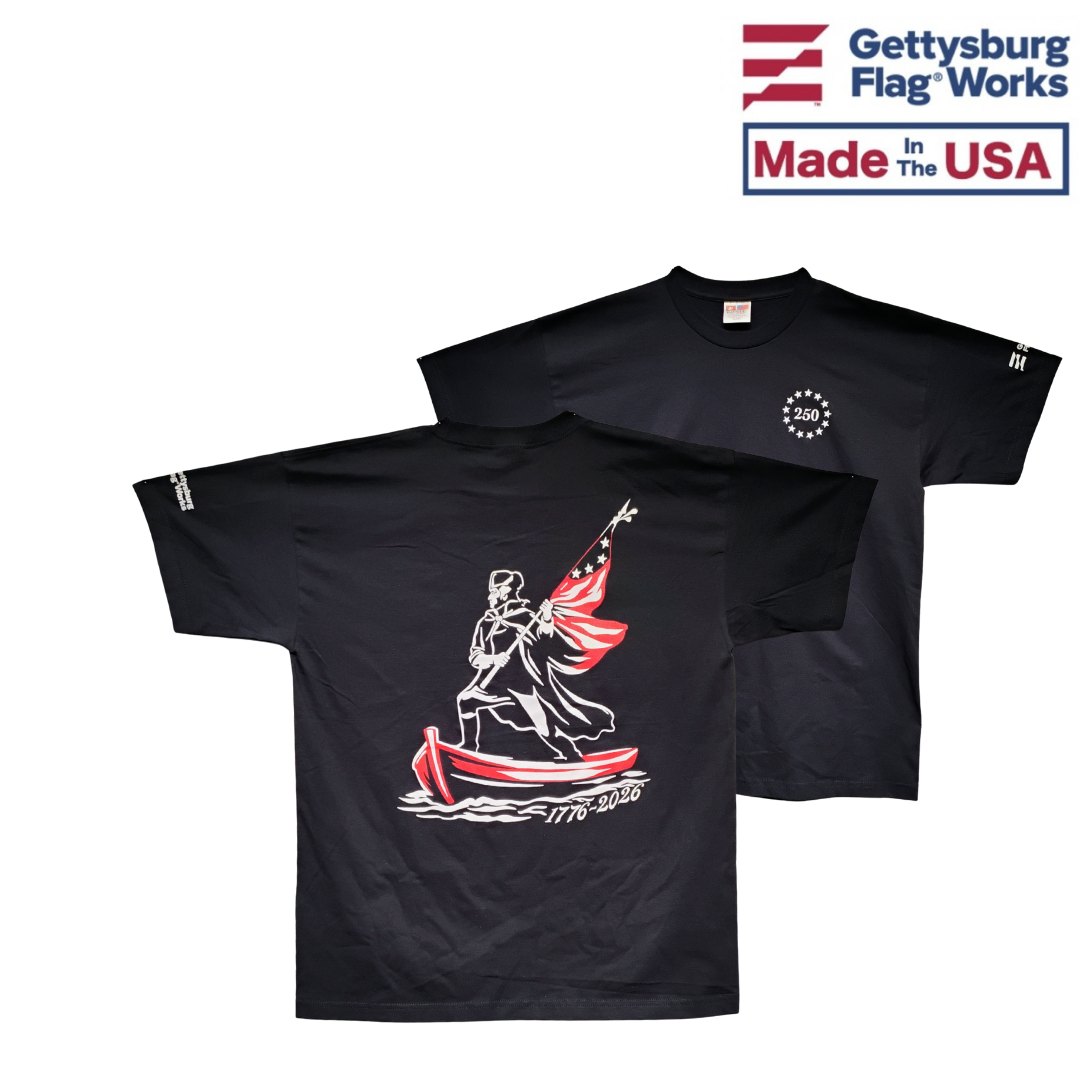 Gettysburg Flag 250 Years of Freedom T-Shirt
