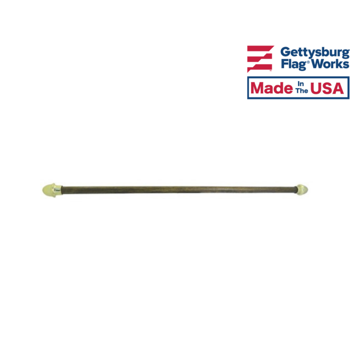  Hardwood Crossbar Banner Pole with Acorn Ends