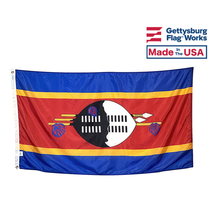 Eswatini (Swaziland) Flag