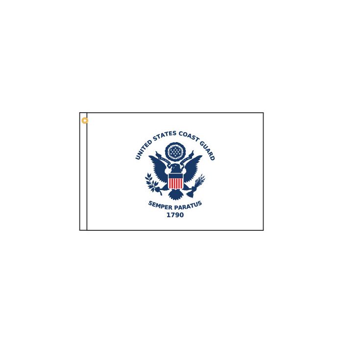 Coast Guard Motorcycle Flag