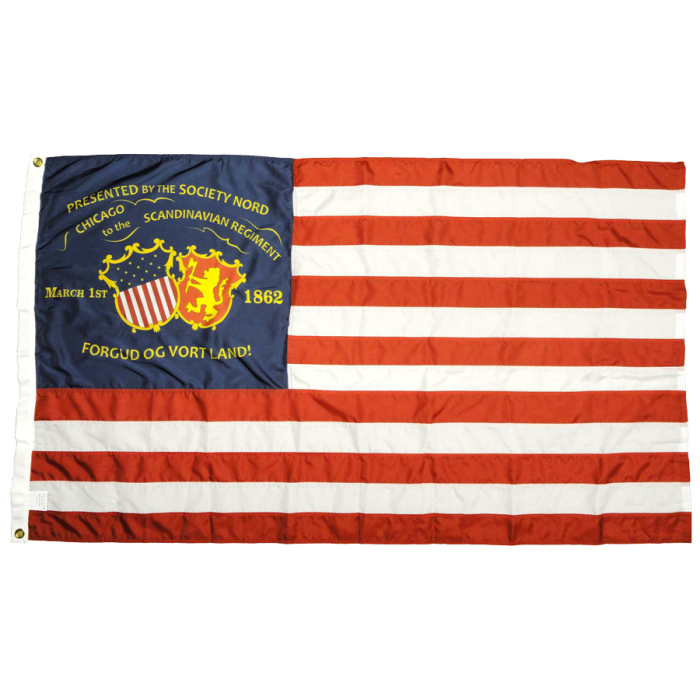 15th WI Infantry Regiment Norwegian Flag - 3x5'