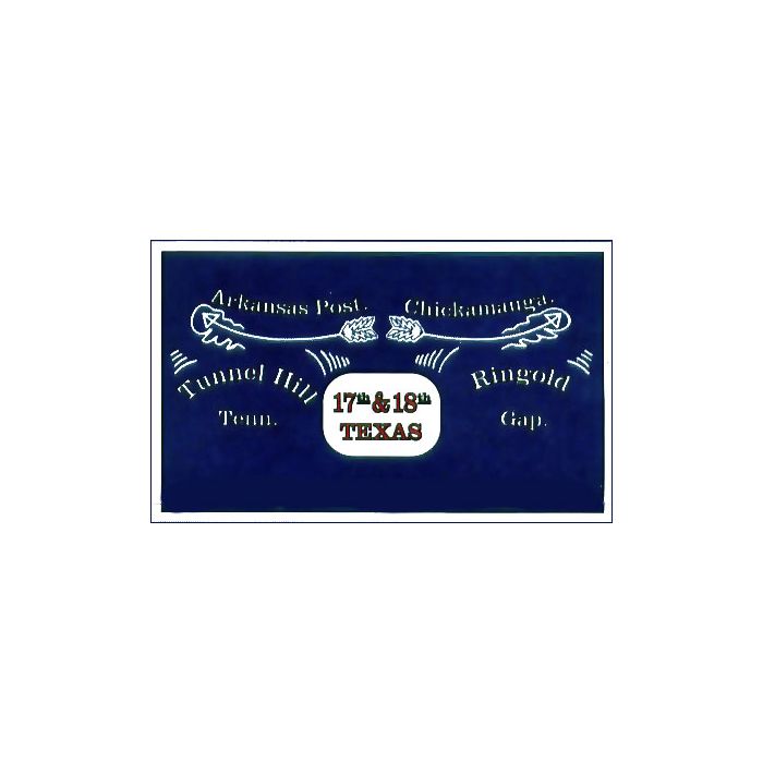 17th & 18th TX Flag - 3x5'