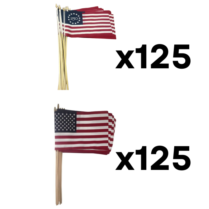 250 Flags for 250 Years