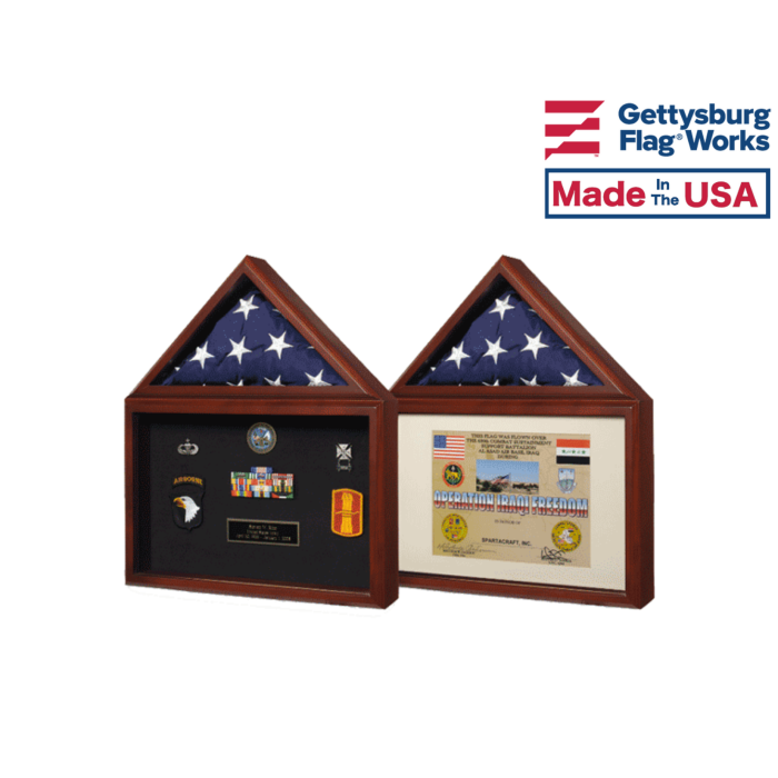 Memorial Case "Capitol", Certificate Holder Cherry