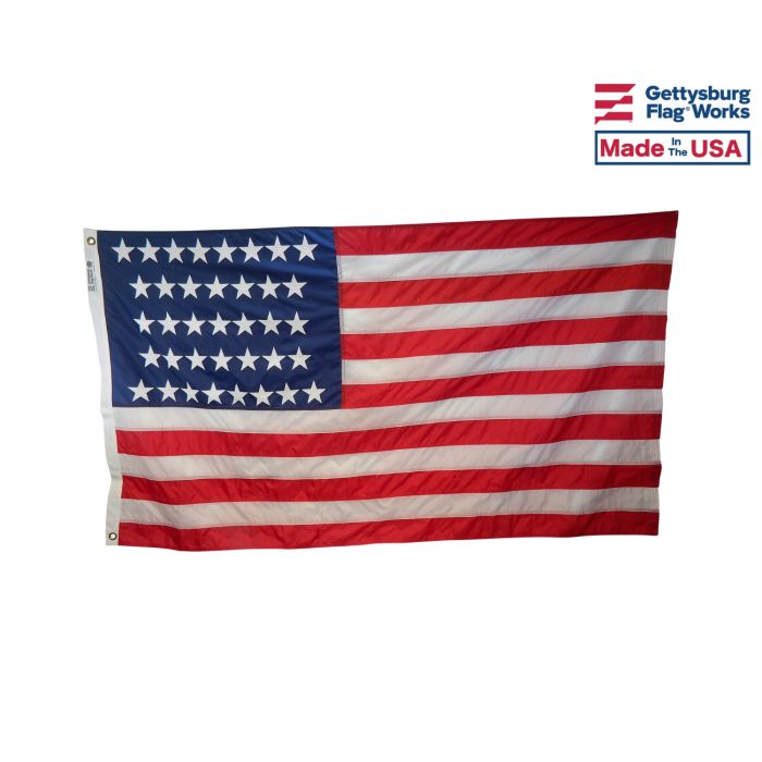Historical American 37 Star Flag