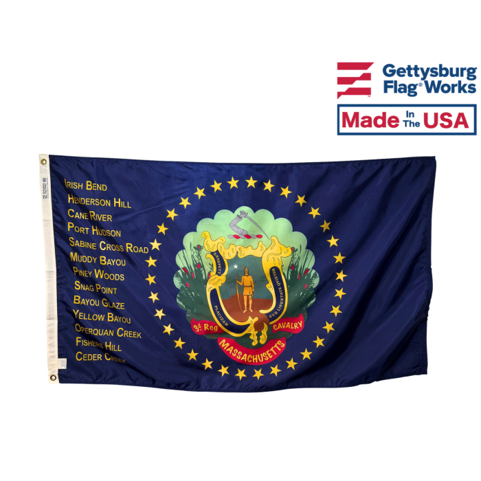 3x5' 3rd Massachusetts Cavalry Flag