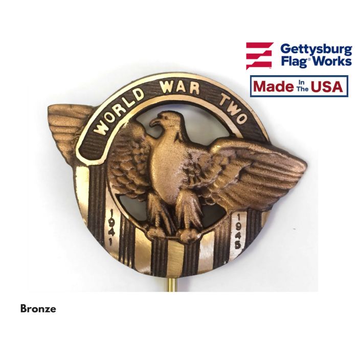 WWII Grave Marker Bronze