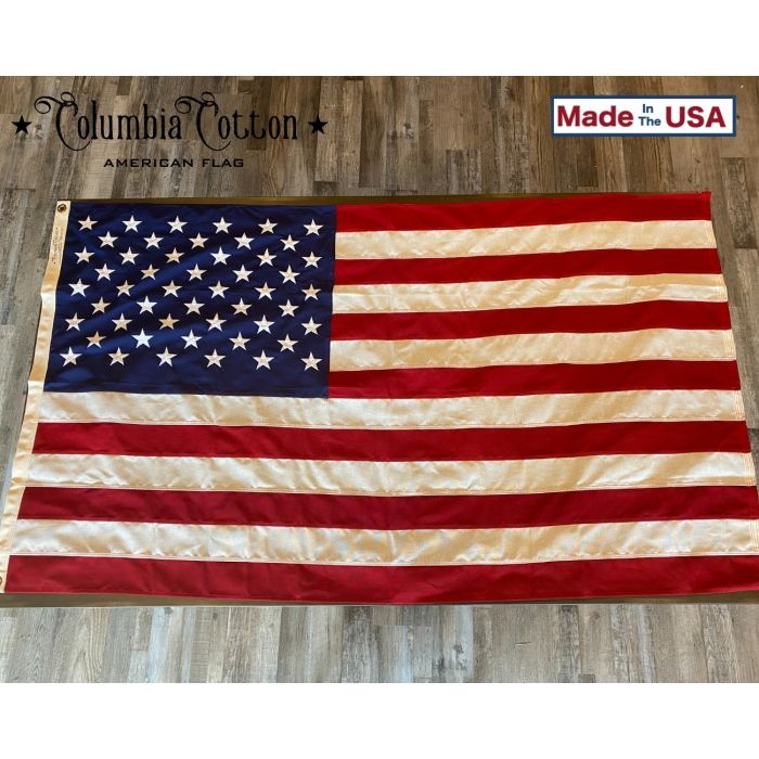 USA American Flag Decal – Vintage Style – Pair (Right/Left) 3x5 Inch – Oracal P888