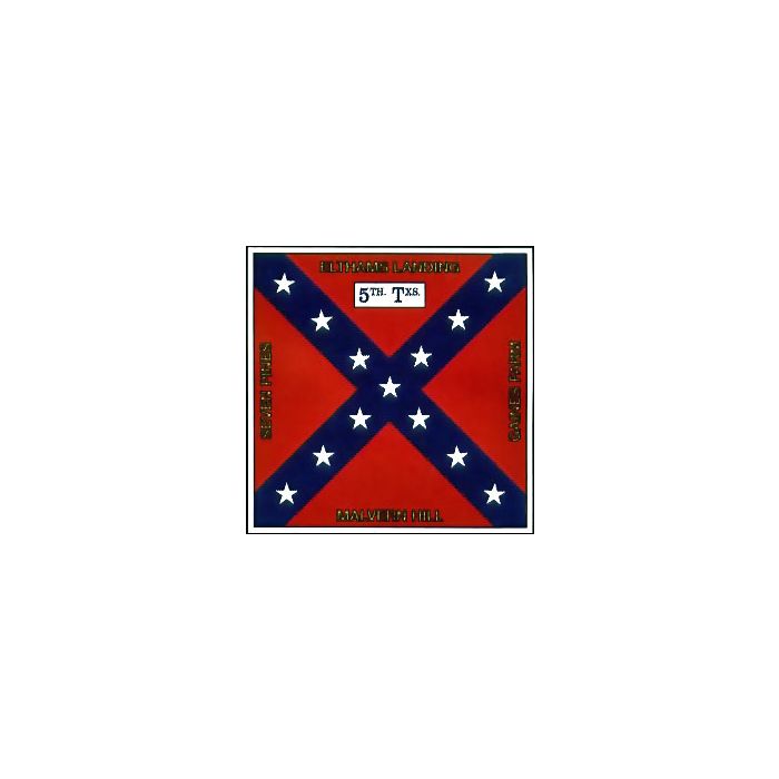5th TX Infantry Flag - 4x4'