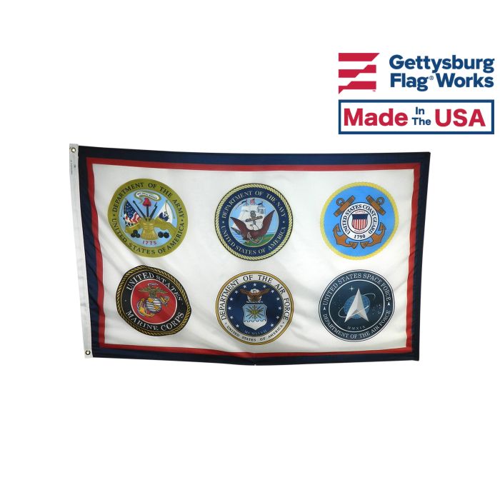 U.S. Armed Forces (6 Branches) Flag