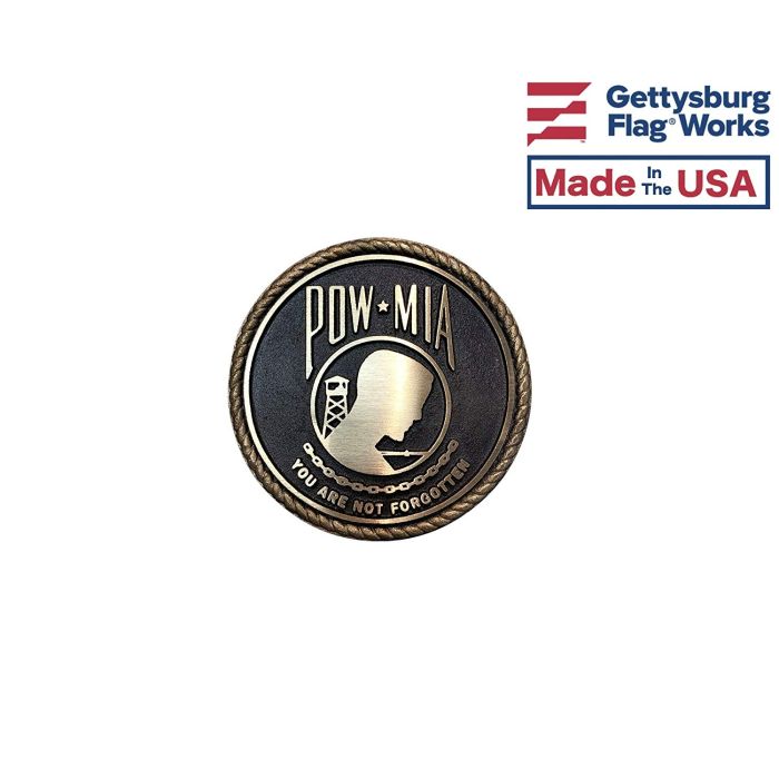 POW MIA Memorial Medallion