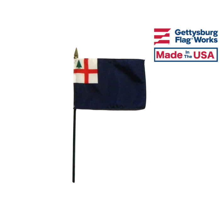 Bunker Hill Stick Flag (New England) - 4x6"
