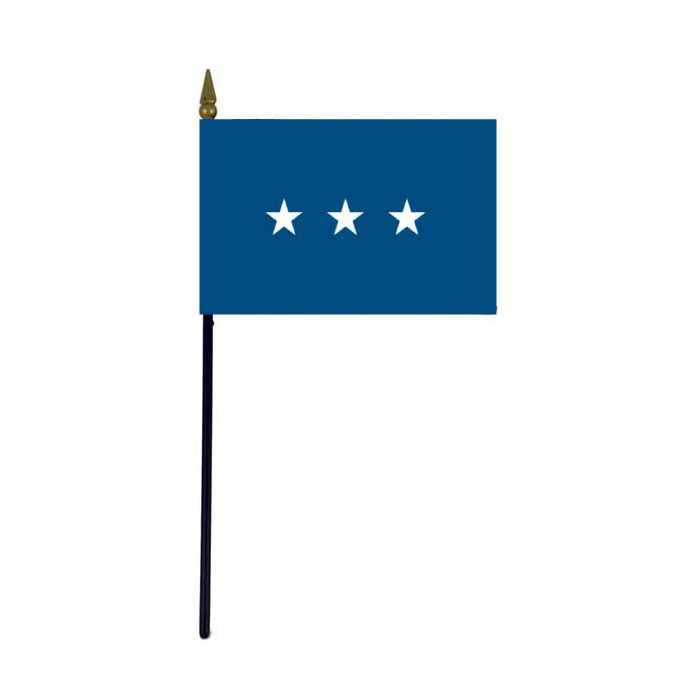 Air Force Lieutenant General Stick Flag - 4x6"