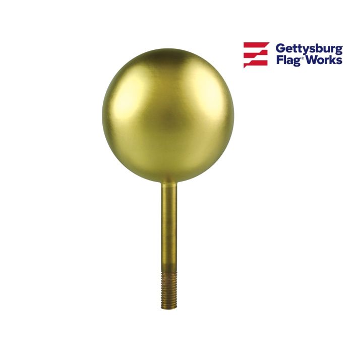 Gold Leaf Copper Ball Ornament