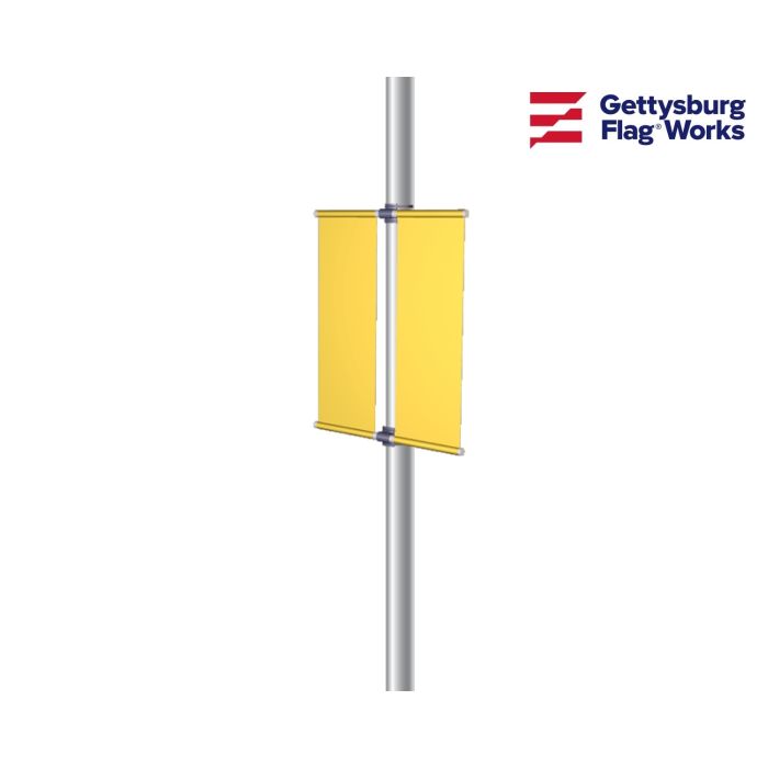 Fiberglass avenue banner hardware