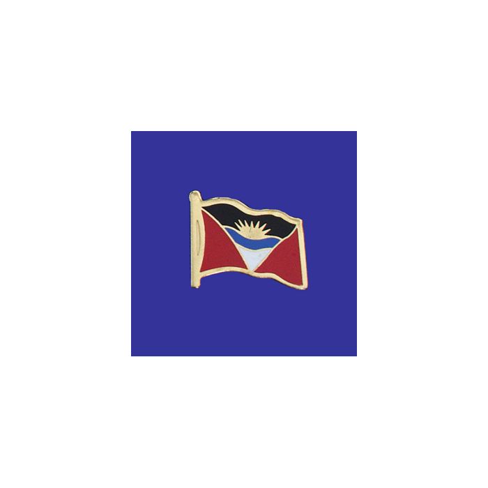 Antigua & Barbuda Lapel Pin (Single Waving Flag)